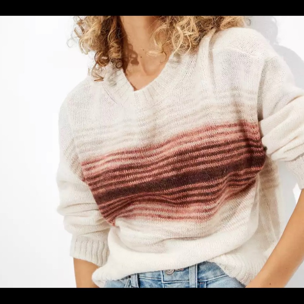 American Eagle Striped Sweater
